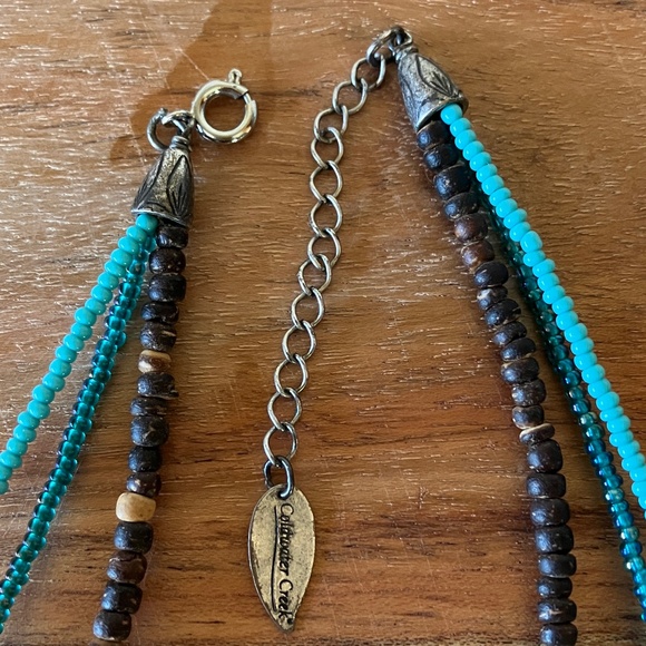 Tumbled Stone Beaded Necklace - Picture 7 of 7